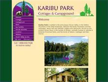 Tablet Screenshot of karibupark.com